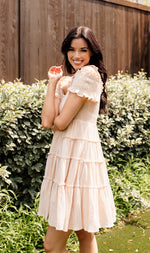 Gianna Smocked Ruffle Tiered Mini Dress