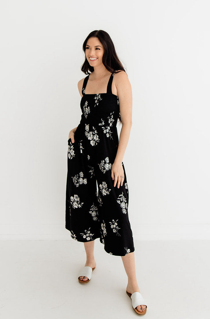 Fairview Floral Smocked Jumpsuit
