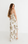 Kelly Floral High Low Ruffle Maxi Dress