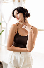 Close Call Seamless Cami Bodysuit - Fudge