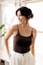 Close Call Seamless Cami Bodysuit - Fudge