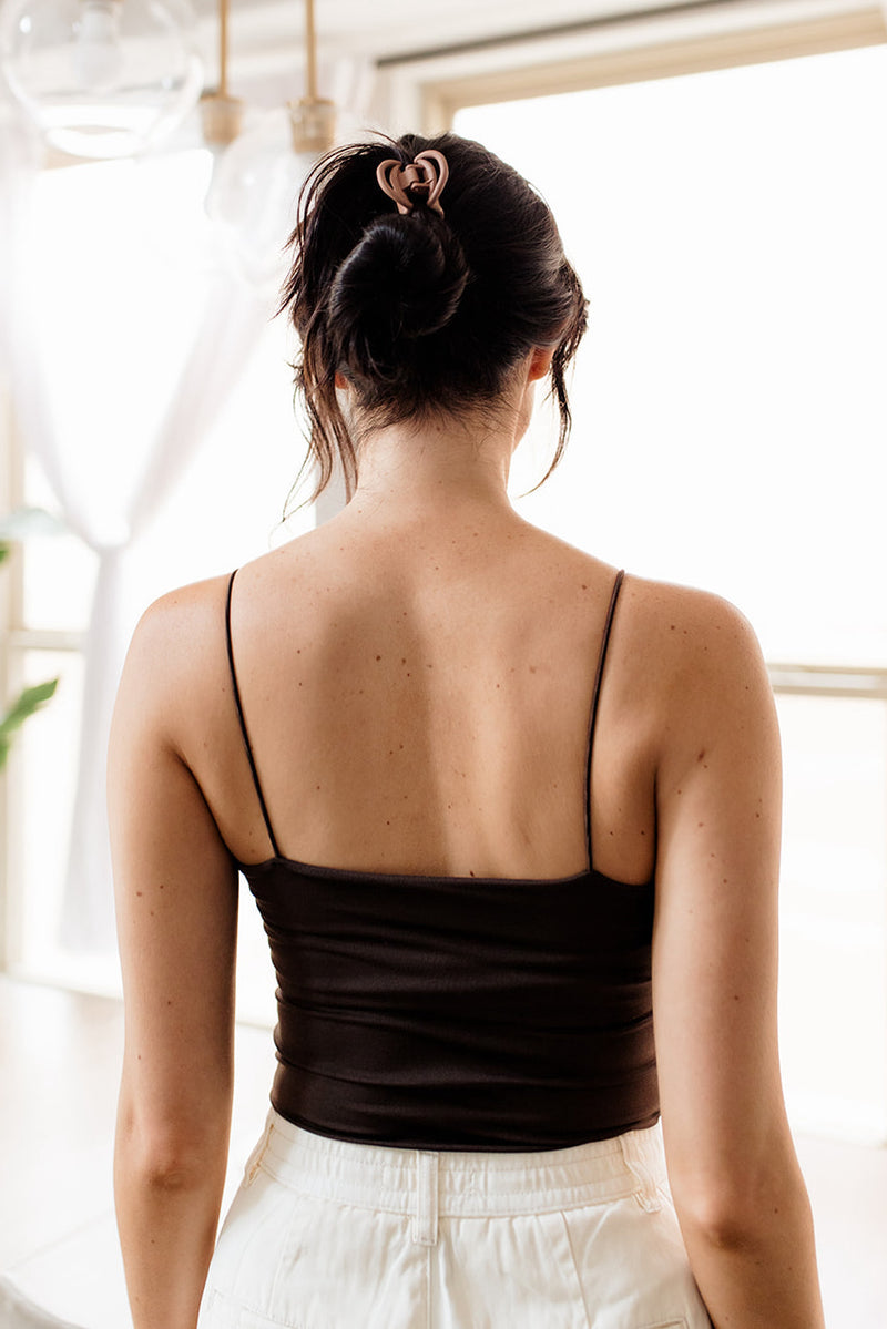 Close Call Seamless Cami Bodysuit - Fudge