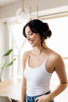 Close Call Seamless Cami Bodysuit - White