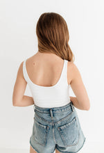 Brock Seamless Knit Crop Tank Top - White