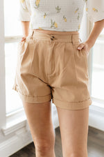 Barnett Cotton Pocketed High Rise Shorts