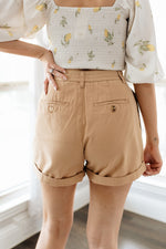 Barnett Cotton Pocketed High Rise Shorts