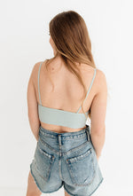 Shoreline Bralette - Dusty Mint