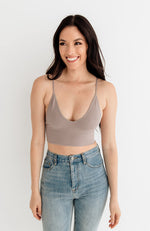 Shoreline Bralette - Smoky Taupe