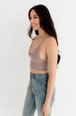 Shoreline Bralette - Smoky Taupe