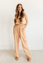 Cooper Linen Blend Crop Top