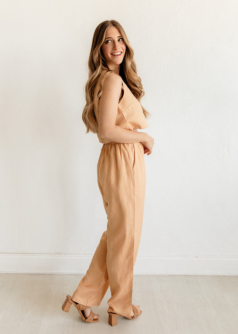 Cooper Linen Blend Crop Top
