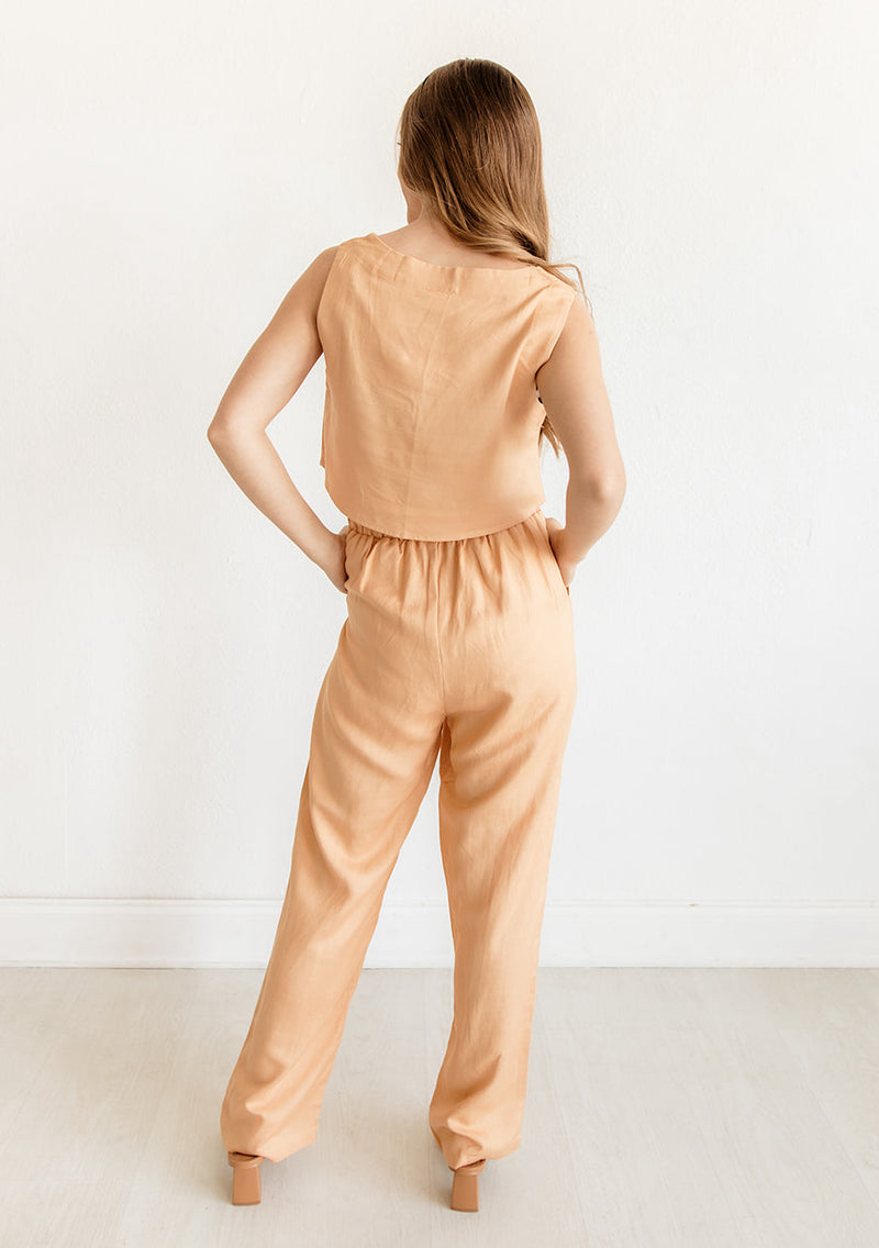 Cooper Linen Blend Crop Top