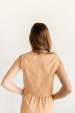 Cooper Linen Blend Crop Top
