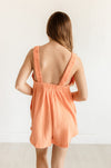 Lisa Pocketed Cotton Relaxed Romper