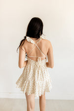 Claire Cotton Eyelet Ruffle Romper