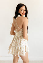 Claire Cotton Eyelet Ruffle Romper