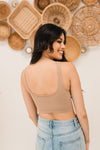 Levi Seamless Double Layer Brami - Almond