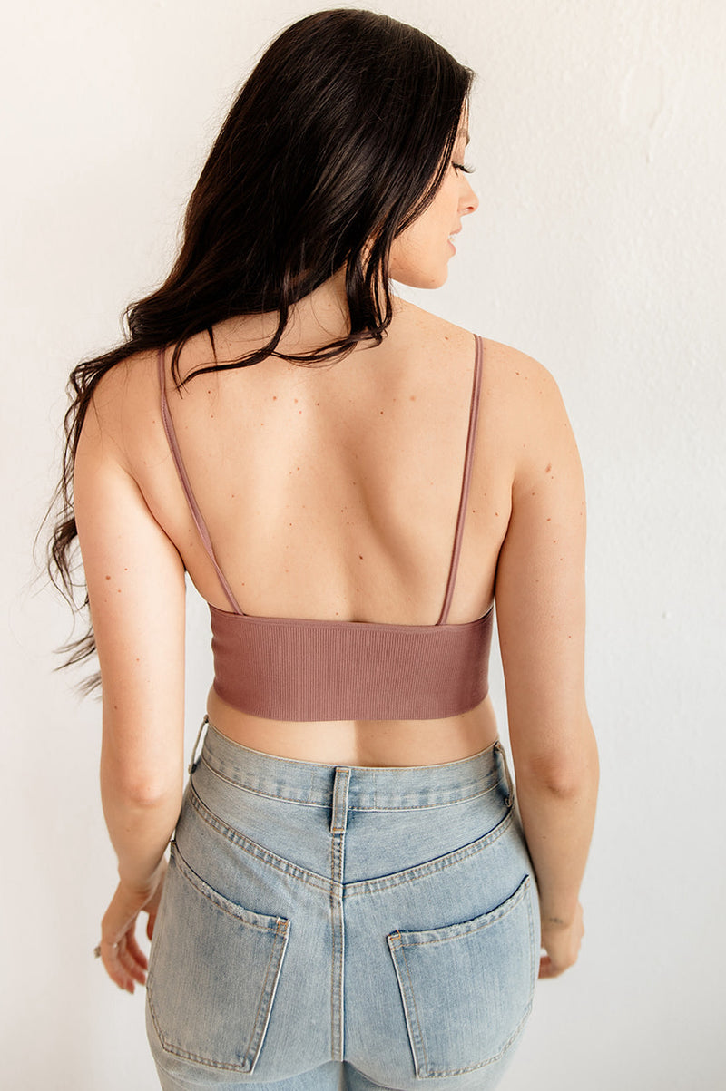 Shoreline Bralette - Vintage Mauve