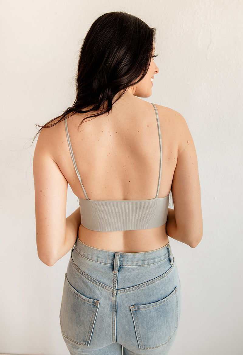 Shoreline Bralette - Pewter