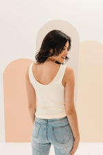 Seamless Reversible Tank - Ivory