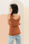 Seamless Reversible Tank - Chestnut