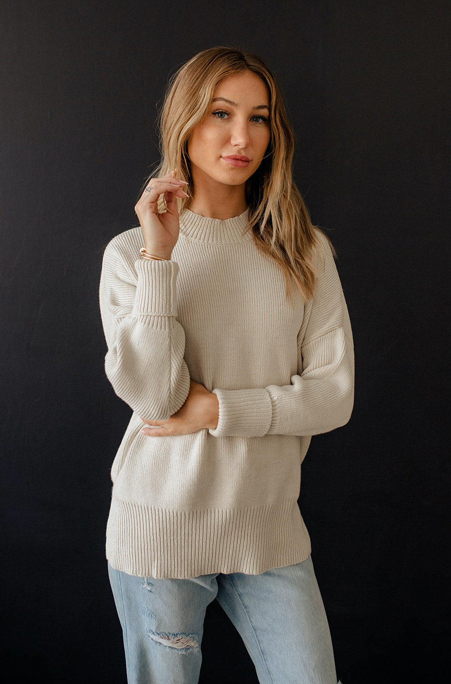 Owen Ribbed Chunky Sweater