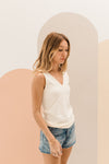 Seamless Reversible Tank - Ivory