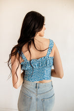 Willi Floral Bustier Crop Top