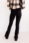 All Set High Rise Flared Pants- Black