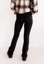 All Set High Rise Flared Pants- Black