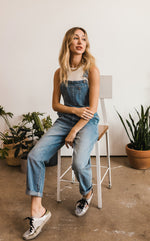 Living Easy Pocketed Denim Overalls