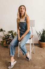 Living Easy Pocketed Denim Overalls