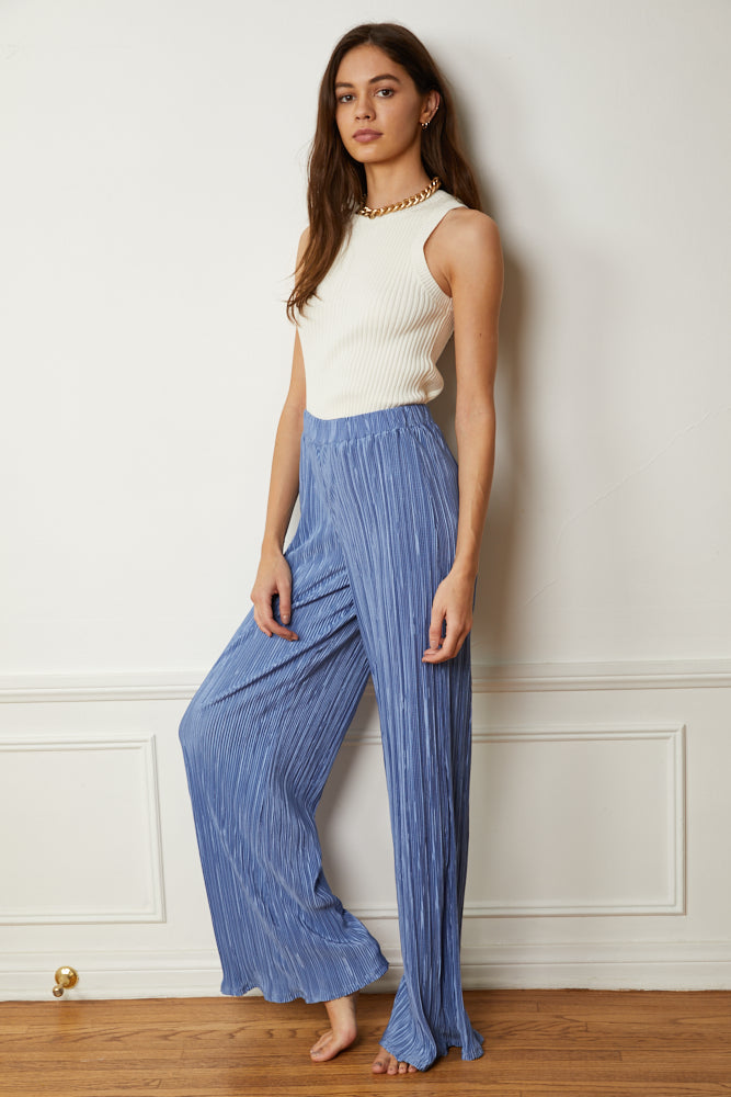 Piper Ribbed Cropped Tank Top - White