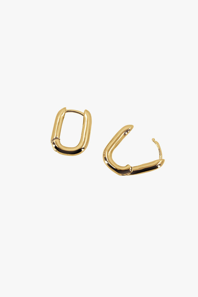 The Addie Hoop Earrings - Gold