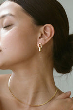 Link Up Earrings - Gold