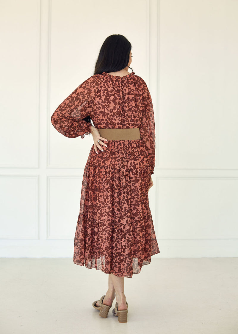 Sandra Floral Tiered Maxi Dress