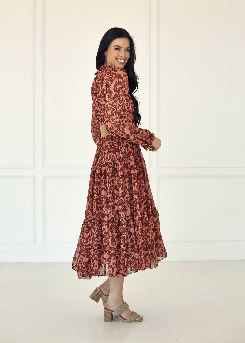 Sandra Floral Tiered Maxi Dress