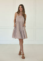 Aleyna Tiered Pocketed Babydoll Dress