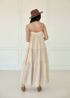Baker Cotton Gingham Tiered Maxi Dress