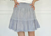 Happy Anywhere Smocked Pleated Mini Skirt