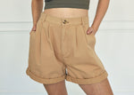 Barnett Cotton Pocketed High Rise Shorts