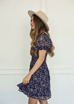Salma Floral Smocked Babydoll Dress