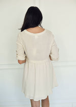 Yolanda Cotton Button Down Babydoll Dress
