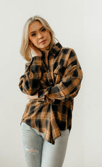 Grizzly Peak Plaid Button Down Top