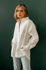 Crisp Cotton Button Down Shirt