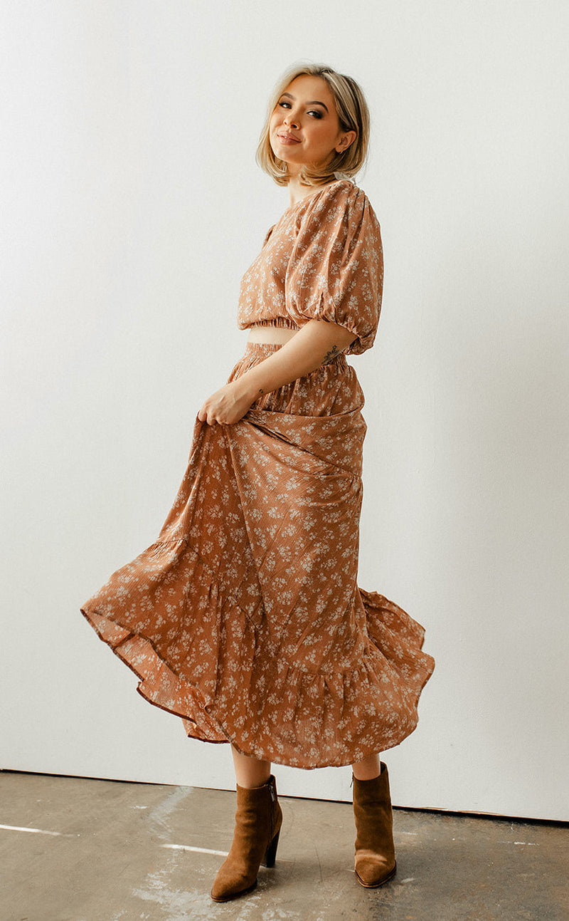 Rosemeade Tiered Maxi Skirt