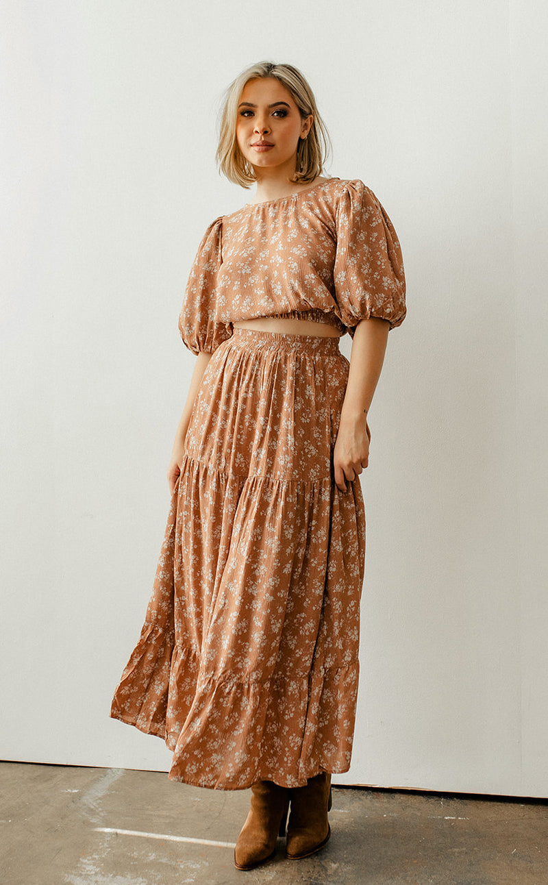 Rosemeade Tiered Maxi Skirt