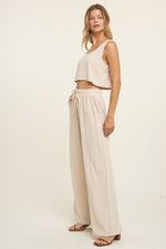 Bay Breeze Linen Drawstring Pants