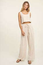 Bay Breeze Linen Drawstring Pants