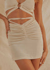 Lennon Mini Skirt - Ivory